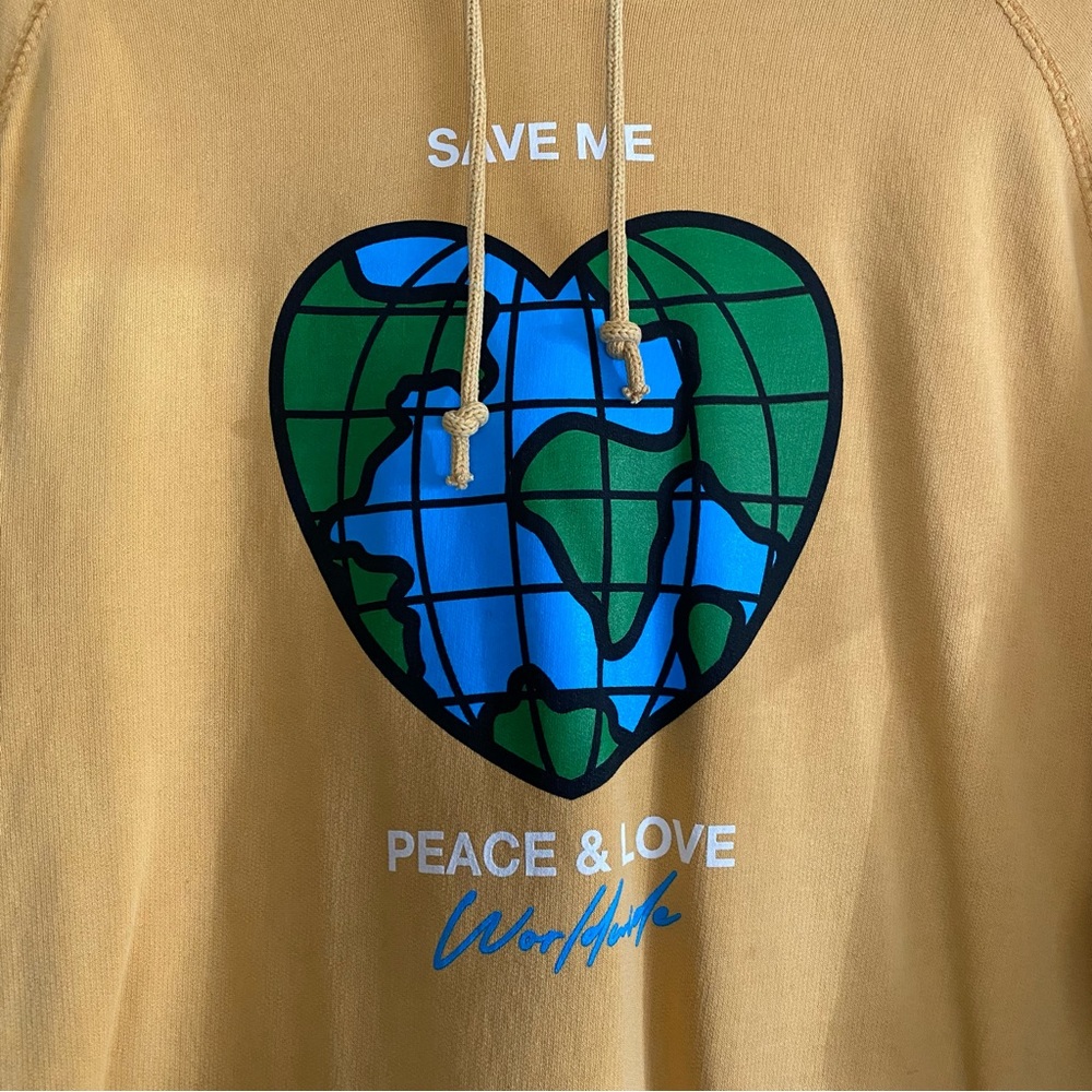 PACSUN Earth Day Peace & Love Hoodie